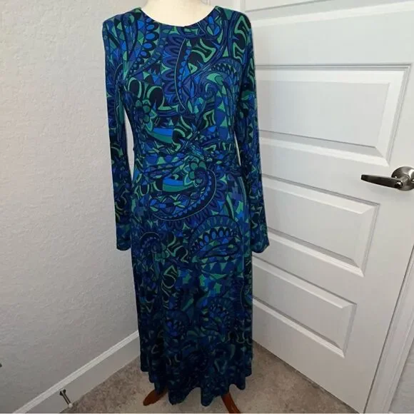boden blue maxi dress Boden Women's Delphine Midi Sleeveless Dress in Blue